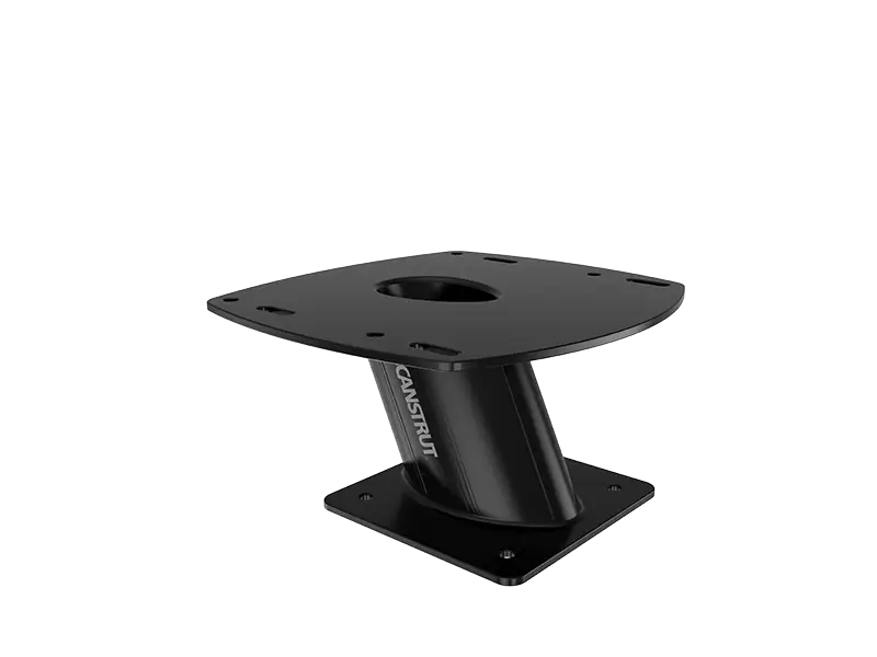 Scanstrut Black APT-150-01 Aluminium PowerTower aft leaning 150mm / 6" for radomes – APT-150-01-BLK