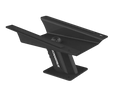 Scanstrut APT-150-SL-01-BLK Aluminium PowerTower Black - 150mm / 6" for Starlink Flat High-Performance