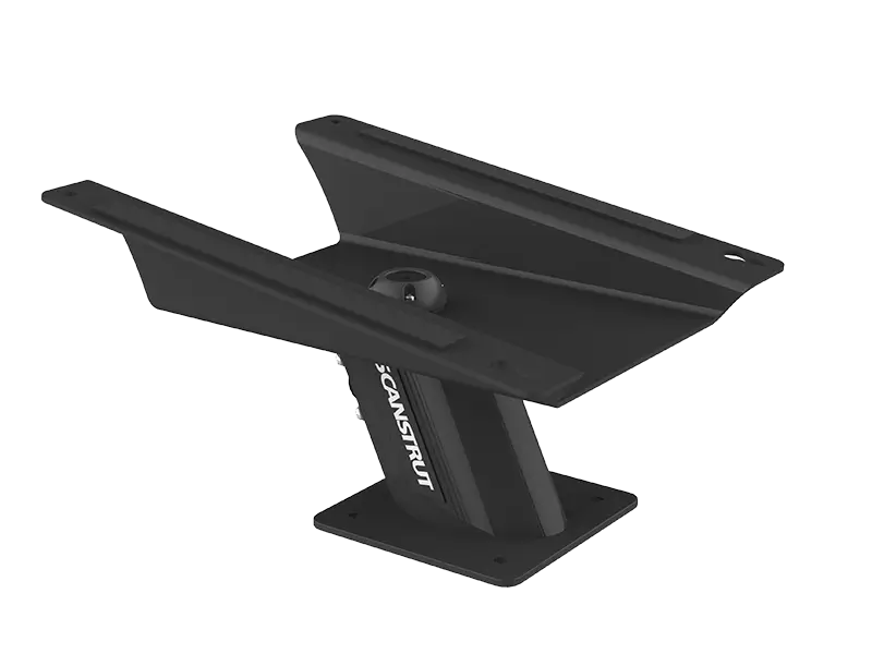 Scanstrut APT-150-SL-01-BLK Aluminium PowerTower Black - 150mm / 6" for Starlink Flat High-Performance