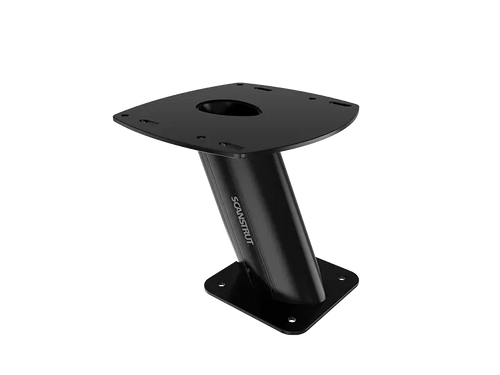 Scanstrut Black APT-250-01 Aluminium PowerTower aft leaning 250mm / 10" for radomes – APT-250-01-BLK