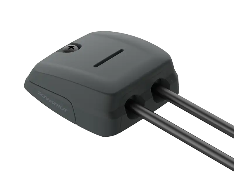 Scanstrut DS-HD10-BLK horizontal black double cable seal for cables with a 6-10mm diameter