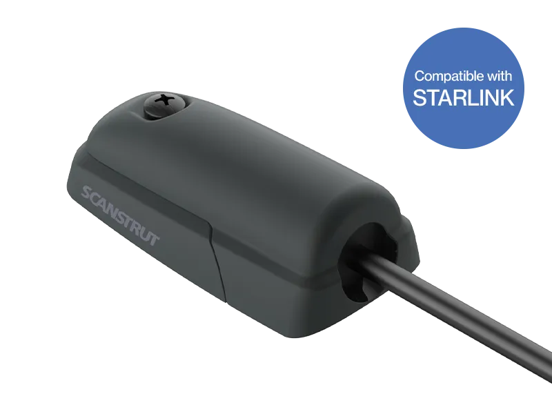Scanstrut DS-HSL-01-BLK Starlink compatible black horizontal cable seal