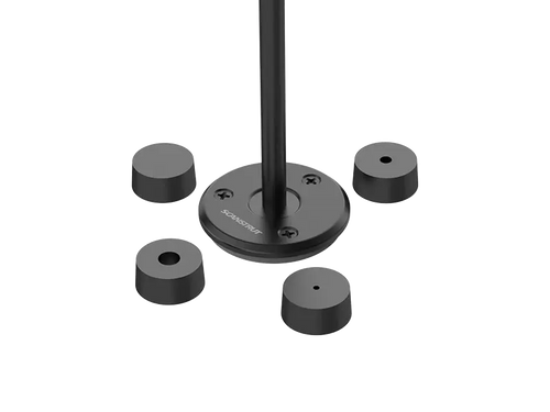 Scanstrut DS-LP-16-BLK low profile black cable seal for cables with a 2- 8mm diameter and connectors up to 16mm diameter - anodised aluminium