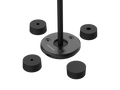 Scanstrut DS-LP-21A-BLK low profile black cable seal for cables with a 4- 9mm diameter and connectors up to 21mm diameter - anodised aluminium