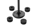 Scanstrut DS-LP-21B-BLK low profile black cable seal for cables with a 9- 14mm diameter and connectors up to 21mm diameter - anodised aluminium