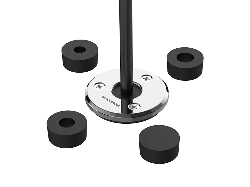 Scanstrut DS-LP-21B-S Low Profile Cable Seal - 316 Stainless Steel