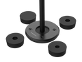 Scanstrut DS-LP-30-BLK low profile black cable seal for cables with a 9- 14mm diameter and connectors up to 30mm diameter - anodised aluminium