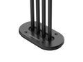 Scanstrut DS-LP-MULTI-BLK low profile multi entry black cable seal for multiple cables with up to 15mm diameter and connectors up to 18mm diameter - anodised aluminium