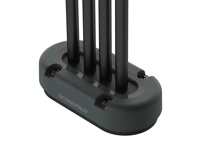 Scanstrut DS-MULTI-P-BLK multi entry vertical black cable seal for multiple cables with up to 15mm diameter