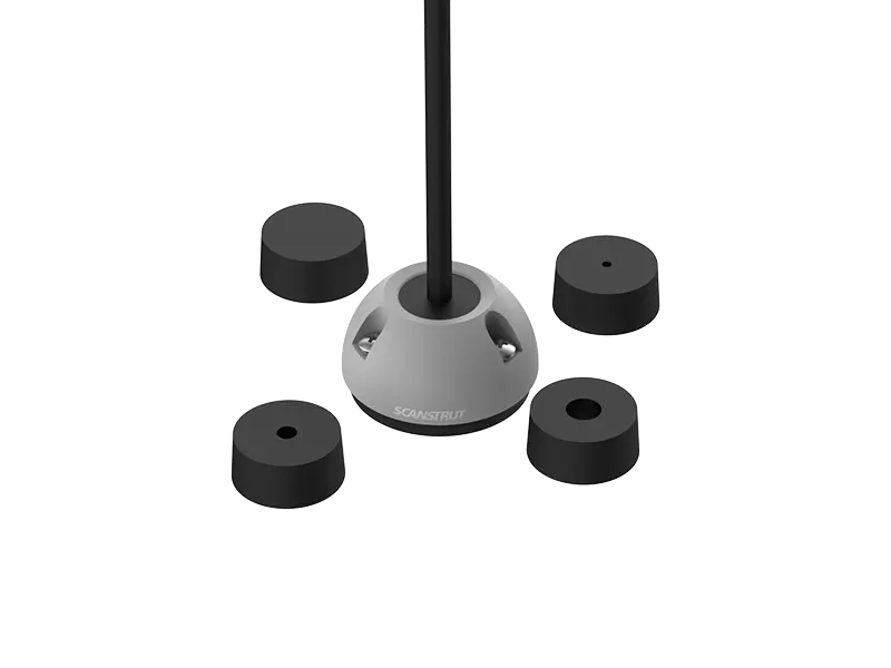 Scanstrut DS16-P vertical grey cable seal for cables with a 2-8mm diameter and connectors up to a 16mm diameter