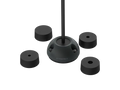 Scanstrut DS21A-P-BLK vertical black cable seal for cables with a 4-9mm diameter and connectors up to 21mm diameter