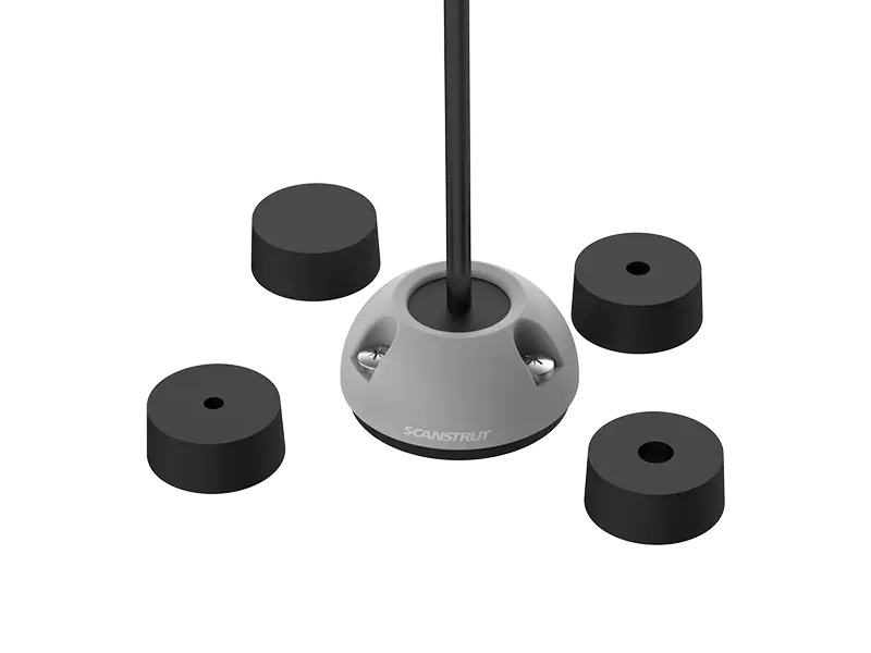 Scanstrut DS21A-P vertical grey cable seal for cables with a 4-9mm diameter and connectors up to 21mm diameter