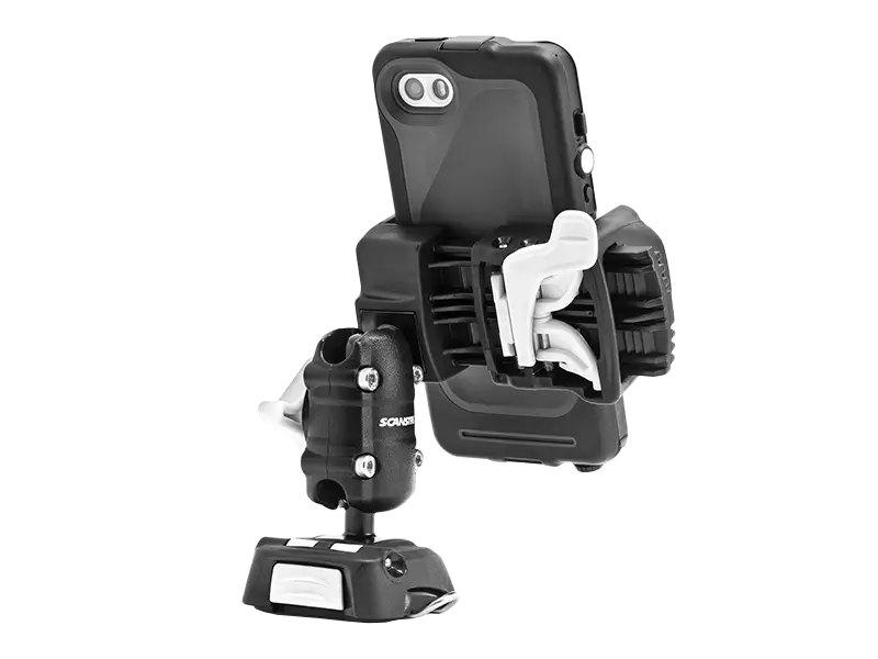 Scanstrut ROKK Mini Phone Mount kit with Screw Down Base – RLS-509-401