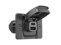 Scanstrut Flip Pro Fast Charge Dual USB Socket with front fit bezel – SC-USB-F2