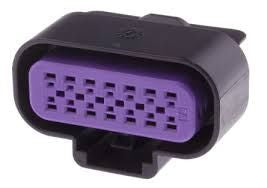 Defender 14 way Bulkhead connector male