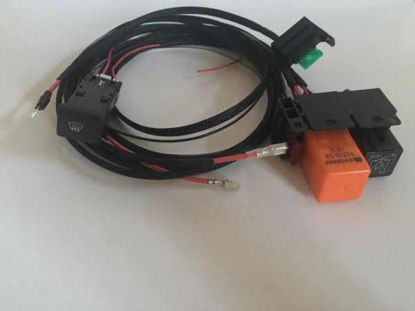 Heated front windscreen wiring kit