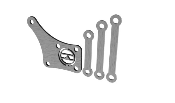 M57N2 turbo actuator relocation bracket BMW e60 e70