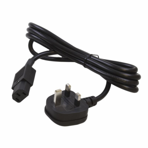 Victron mains AC power cord with a UK 3-pin socket for IP43 chargers